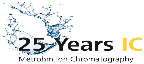 25 Years Metrohm IC 25 Years Metrohm IC