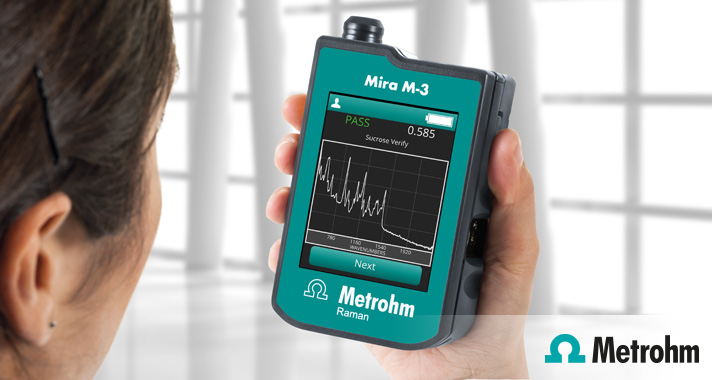 METROHM: INTRODUCES NEW HANDHELD RAMAN MIRA M-3